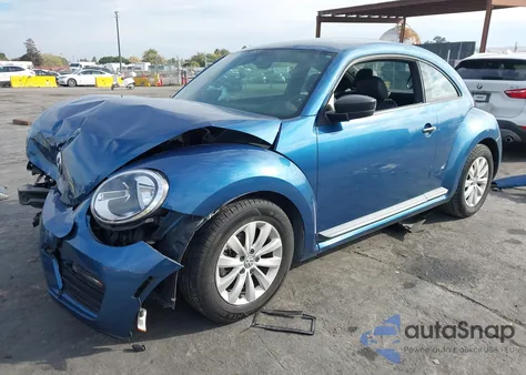2017 Volkswagen Beetle #Pinkbeetle/1.8T Classic/1.8T S from USA, damaged, VIN 3VWF17AT8HM628046